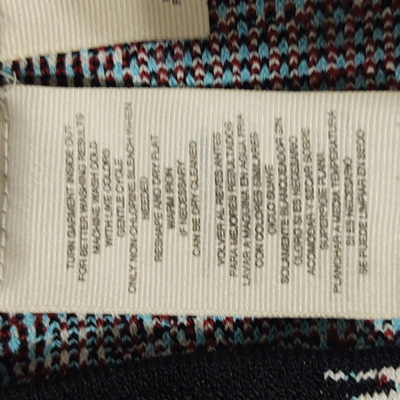 RACHEL Rachel Roy Multi Colored Mini Pencil Skirt Sz XS - Picture 6 of 7